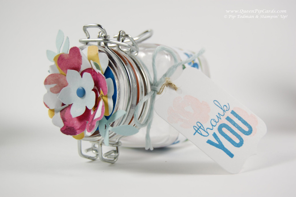 Painted Petals Jar