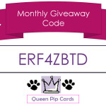 Monthly Giveaway Code