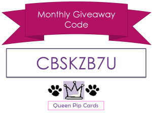 Monthly Giveaway Code August CBSKZB7U