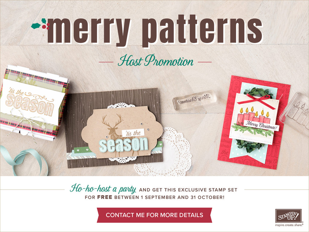 Merry Patterns FREE stamp set with orders over £250