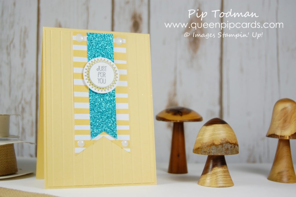 Simply Stylish A Good Day card idea. Stampin' Up! Spring 2018 Spring / Summer Picture Perfect Birthday Stamp Set, Picture Perfect Party Designer Series paper stack. Pip Todman Crafty Coach & Stampin' Up! Top UK Demonstrator Queen Pip Cards www.queenpipcards.com Facebook: fb.me/QueenPipCards #queenpipcards #stampinup #papercraft #inspiringyourcreativity