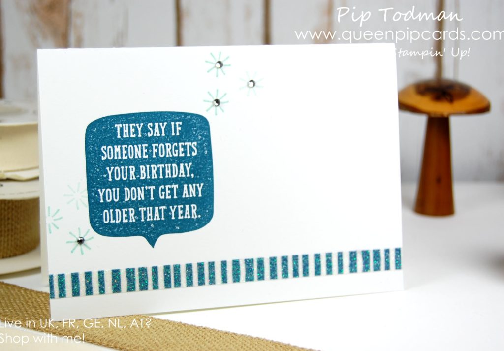 Birthday Wit Simple Stamping Spring / Summer 2018 Pip Todman Crafty Coach & Stampin' Up! Top UK Demonstrator Queen Pip Cards www.queenpipcards.com Facebook: fb.me/QueenPipCards #queenpipcards #stampinup #papercraft #inspiringyourcreativity