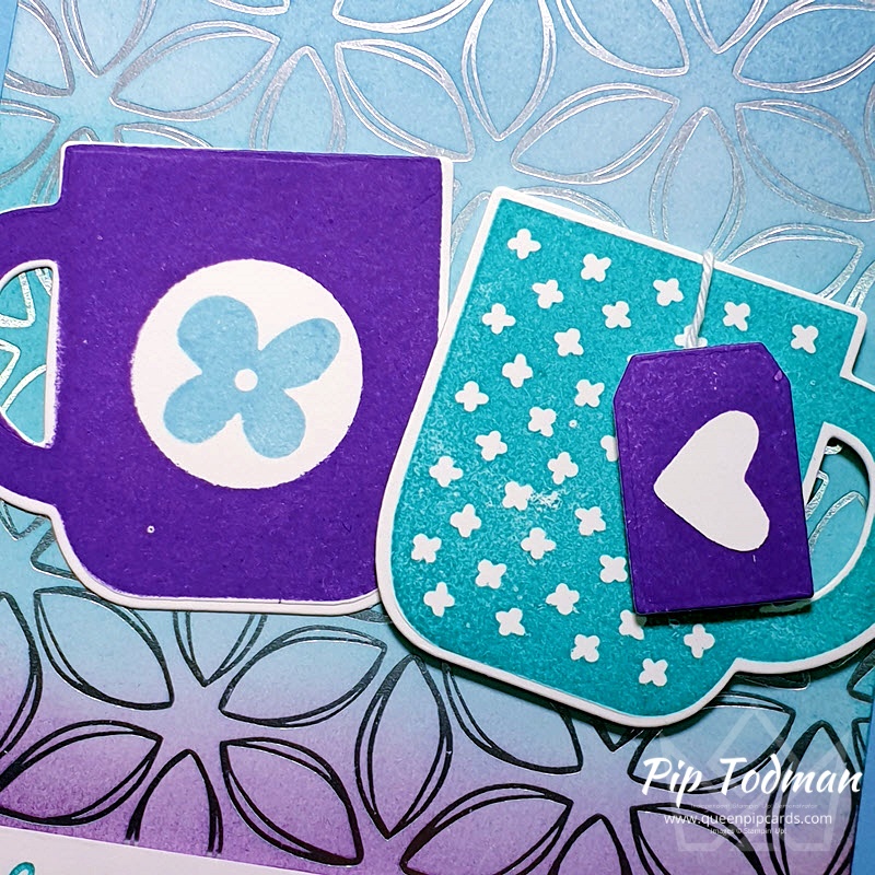 Rise and Shine with Sale-a-bration 2nd release and some gorgeous sponged Flowery Foils! Pip Todman www.queenpipcards.com Stampin' Up! Independent Demonstrator UK