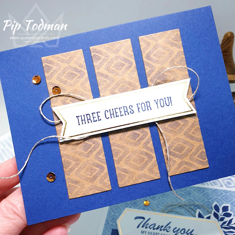 This Moody Monday FB Live shows off lots of products including the Three Cheers For You Kit! Pip Todman www.queenpipcards.com Stampin' Up! Independent Demonstrator UK