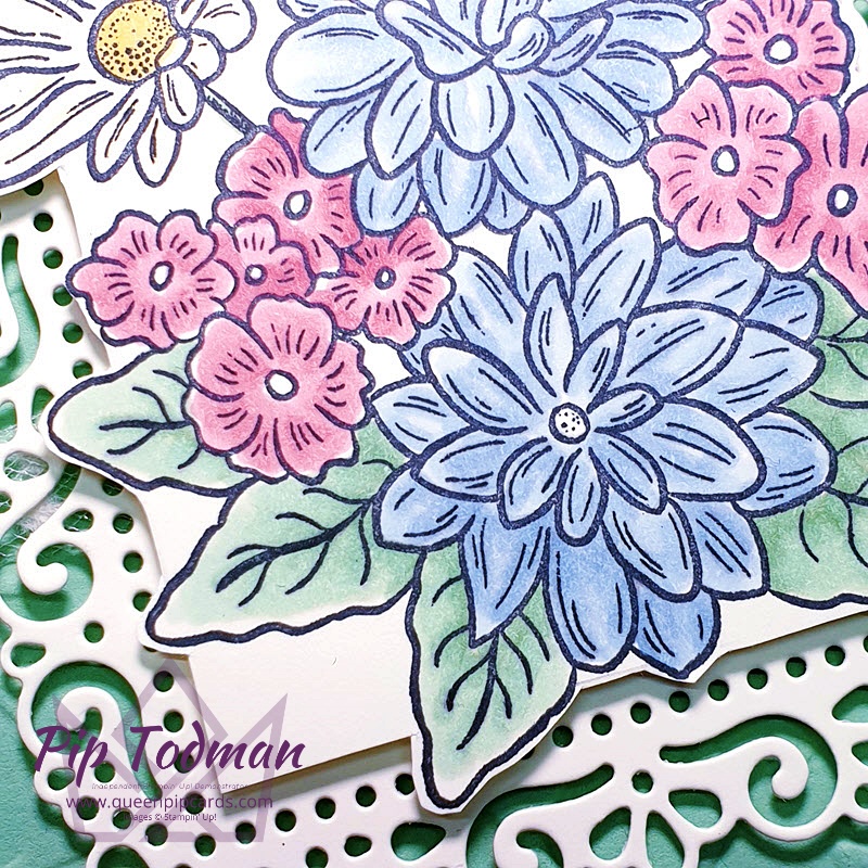 Ornate Style with Stampin' Blends - using Alcohol Markers Pip Todman www.queenpipcards.com Stampin' Up! Independent Demonstrator UK