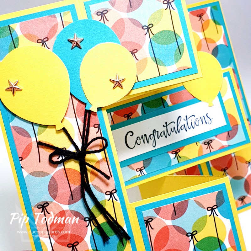 Butterfly Gala Fun Trifold Shutter Card Pip Todman www.queenpipcards.com Stampin' Up! Independent Demonstrator UK