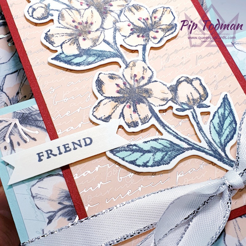 Forever Blossoms Upright Tent Fold Card Pip Todman www.queenpipcards.com Stampin' Up! Independent Demonstrator UK