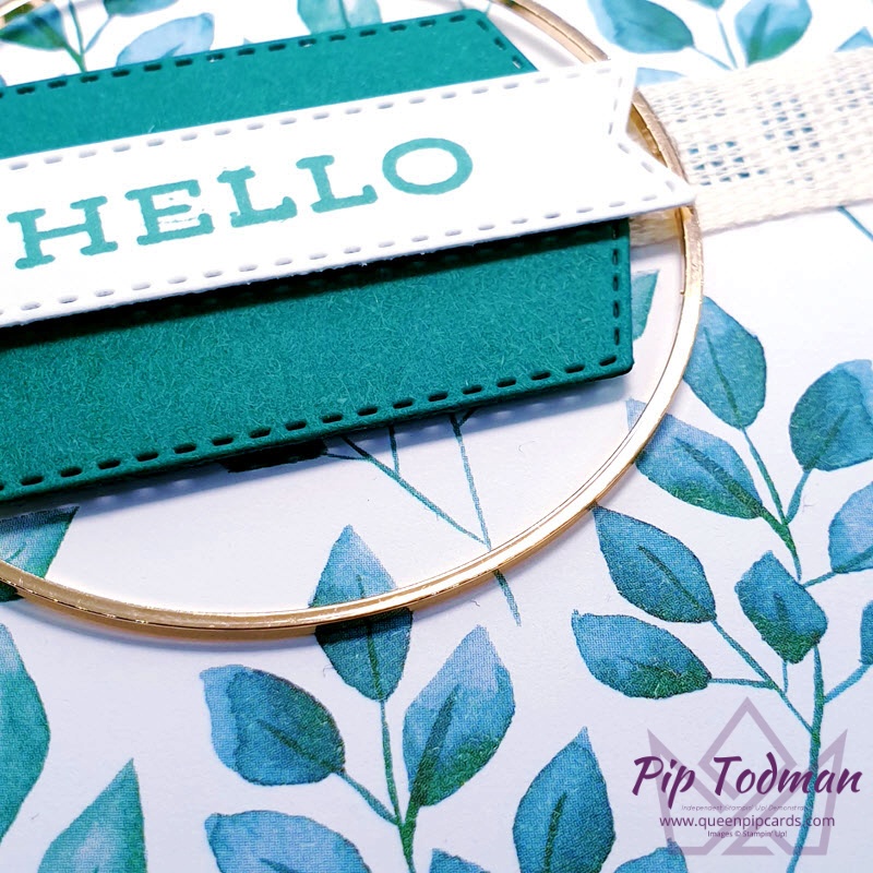 Gold hoop anyone? Pip Todman www.queenpipcards.com Stampin' Up! Independent Demonstrator UK