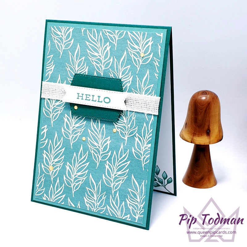 The Forever Greenery paper is gorgeous! Pip Todman www.queenpipcards.com Stampin' Up! Independent Demonstrator UK