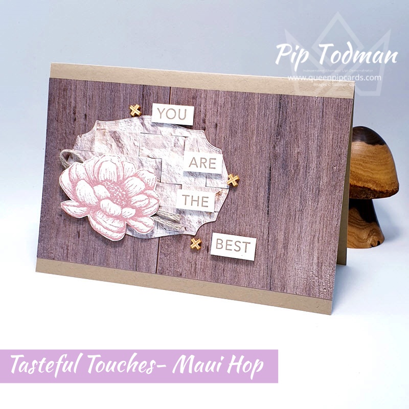 Tasteful Touches Blog Hop Pip Todman www.queenpipcards.com Stampin' Up! Independent Demonstrator UK