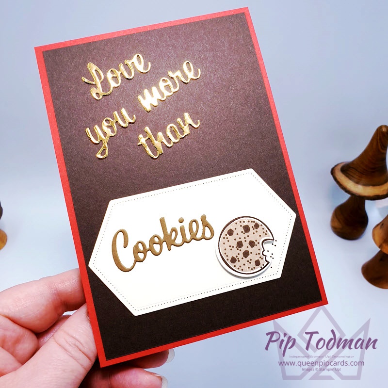 Cards with Food Themes are hard to find - here's a fun one! Pip Todman www.queenpipcards.com Stampin' Up! Independent Demonstrator UK