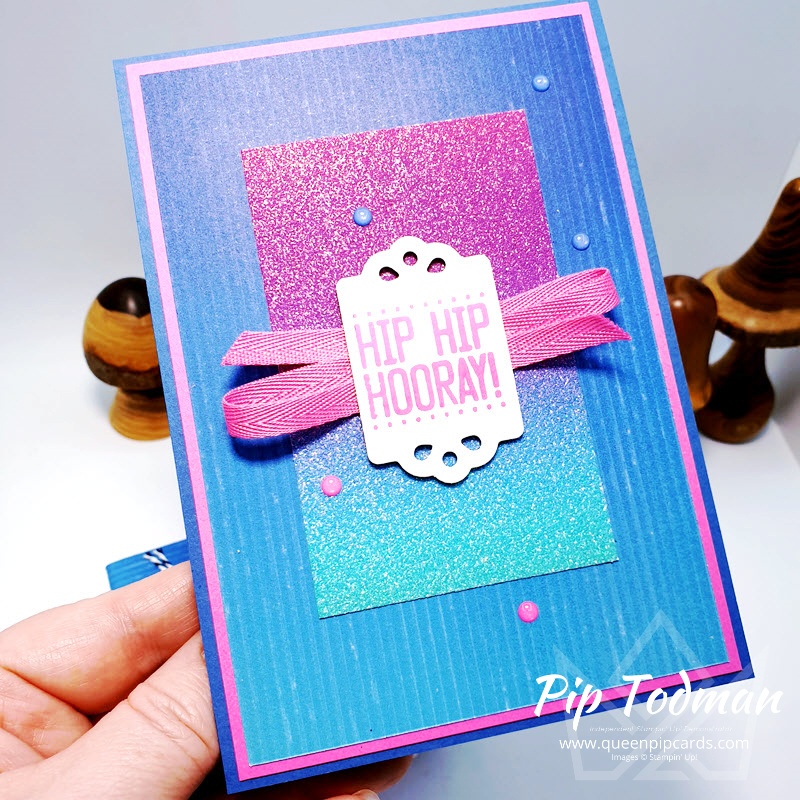 Beautiful in Blue! Trio of Tags Dies are not just for tags! Pip Todman www.queenpipcards.com Stampin' Up! Independent Demonstrator UK