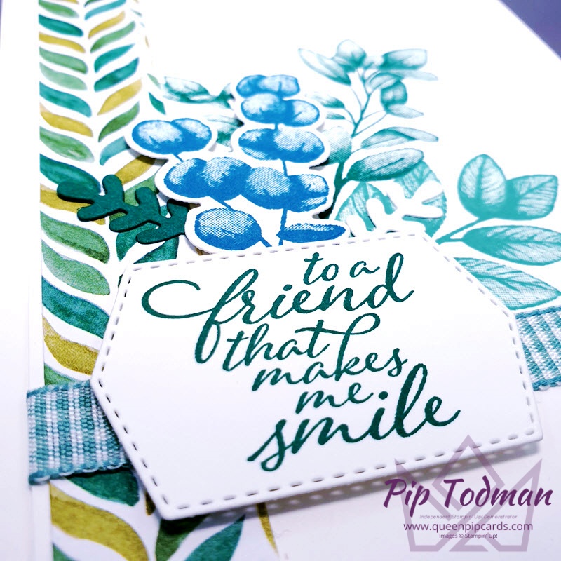 Forever Fern is greens and blues! Pip Todman www.queenpipcards.com Stampin' Up! Independent Demonstrator UK