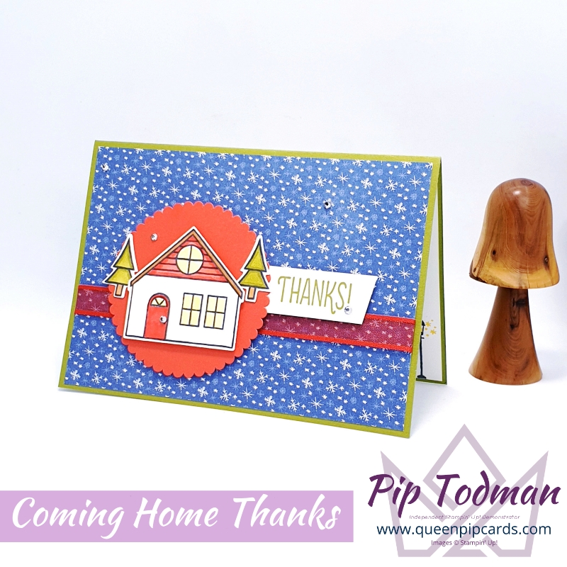 Coming Home Thanks with Stampin' Blends! Pip Todman Stampin' Up! Demonstrator #simplystylish #queenpipcards