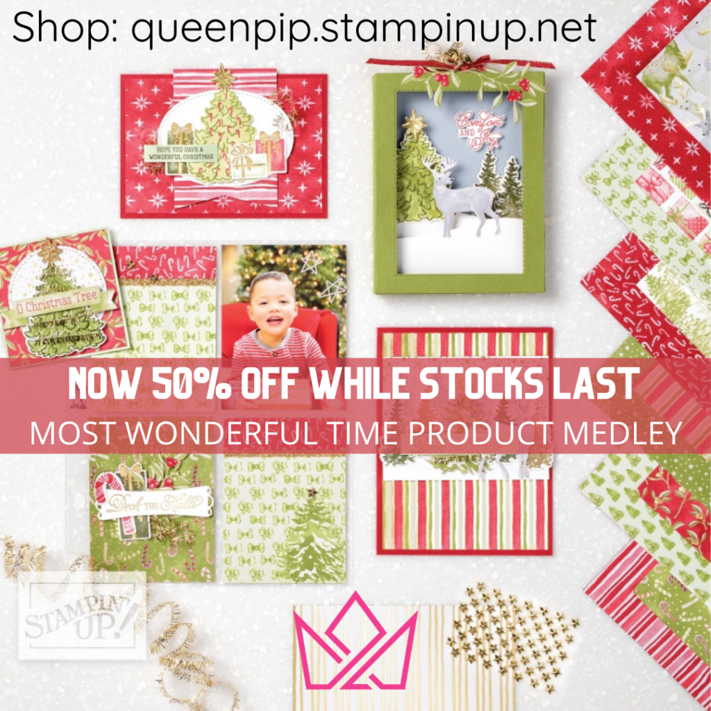 Year End Discounts on Your Favourite Products

Pip Todman Stampin' Up! Demonstrator #simplystylish #queenpipcards
#stampinup