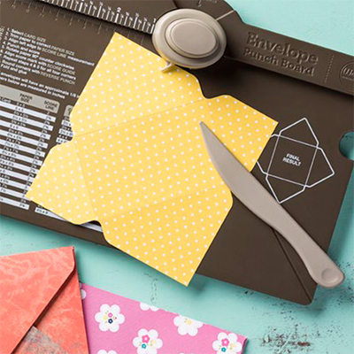 Playing with Envelope Punch Board + A Card  Envelope punch board, Gift box punch  board, Envelope punch board projects