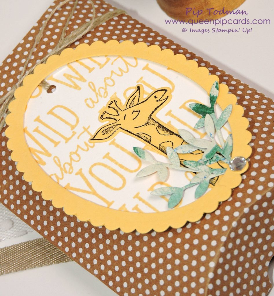 Summer Party Craft Ideas with the Stampin' Creative Blog Hop design team and Animal Outing! This is my Baby Shower gift idea using the adorable Giraffe from the bundle and the new Kraft Pillow boxes! Those spots are so cute!! All Stampin' Up! products available from my online store here: http://bit.ly/QPCShop Pip Todman Crafty Coach & Stampin' Up! Top UK Demonstrator Queen Pip Cards www.queenpipcards.com Facebook: fb.me/QueenPipCards #queenpipcards #SimplyStylish #inspiringyourcreativity #stampinup #papercraft 