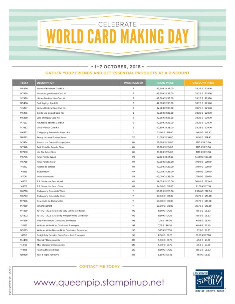 World Card Making Day Special