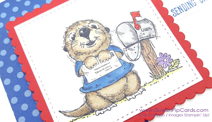 Otterly Gorgeous Postcard Pals from Stampin’ Up!