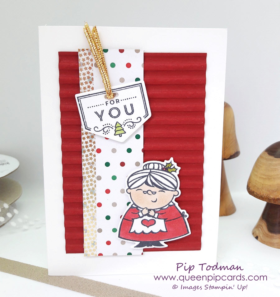 See The Signs of Santa with Stampin' Up! This is such a cute bundle. Great for kids to colour in and for adults to secretly adore. All Stampin' Up! products are / will be available from my online store here: http://bit.ly/QPCShop Pip Todman Crafty Coach & Stampin' Up! Top UK Demonstrator Queen Pip Cards www.queenpipcards.com Facebook: fb.me/QueenPipCards #queenpipcards #simplystylish #inspiringyourcreativity #stampinup #papercraft