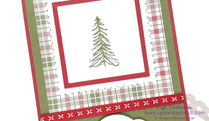 Timeless Tidings Window Frame Card Idea