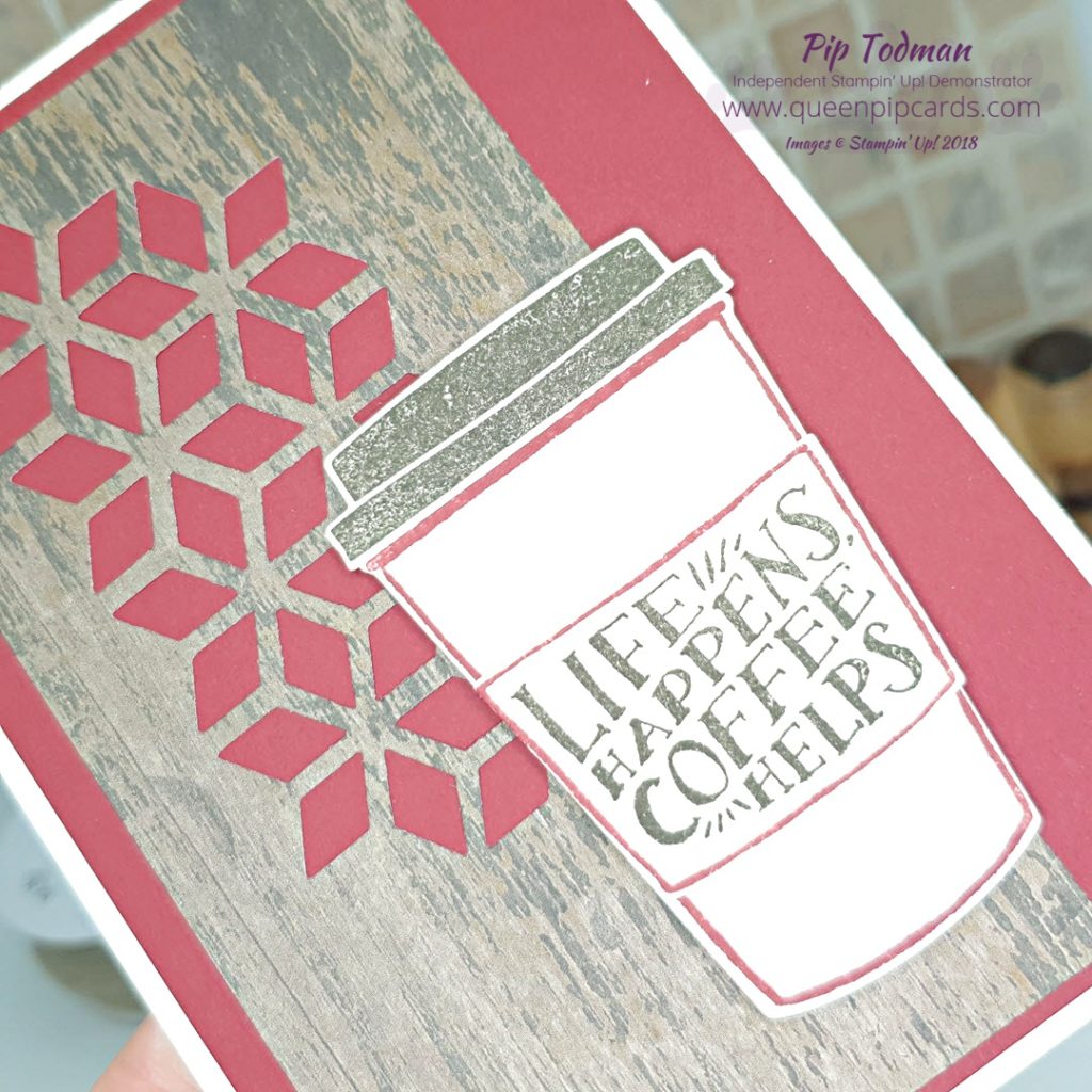 Life Happens Coffee Helps is a saying we can all relate to! This card idea tells someone you know things are tough, but you hope they find a little help from a warming cup of coffee (or in my case tea!!). As always we are truly sending a hug in an envelope. All Stampin' Up! products are / will be available from my online store here: http://bit.ly/QPCShop Pip Todman Crafty Coach & Stampin' Up! Top UK Demonstrator Queen Pip Cards www.queenpipcards.com Facebook: fb.me/QueenPipCards #queenpipcards #simplystylish #inspiringyourcreativity #stampinup #simplestamping #papercraft 