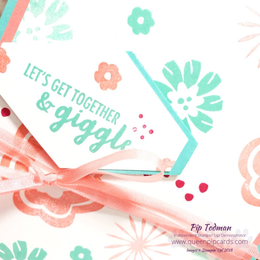 Beautiful Backgrounds With Bloom By Bloom is what this card is all about! I share a video and other photos up on my blog. It's so girly and pretty! Plus who doesn't want to get together and giggle? All Stampin' Up! products are / will be available from my online store here: http://bit.ly/QPCShop Pip Todman Crafty Coach & Stampin' Up! Top UK Demonstrator Queen Pip Cards www.queenpipcards.com Facebook: fb.me/QueenPipCards #queenpipcards #simplystylish #inspiringyourcreativity #stampinup #simplestamping #papercraft 