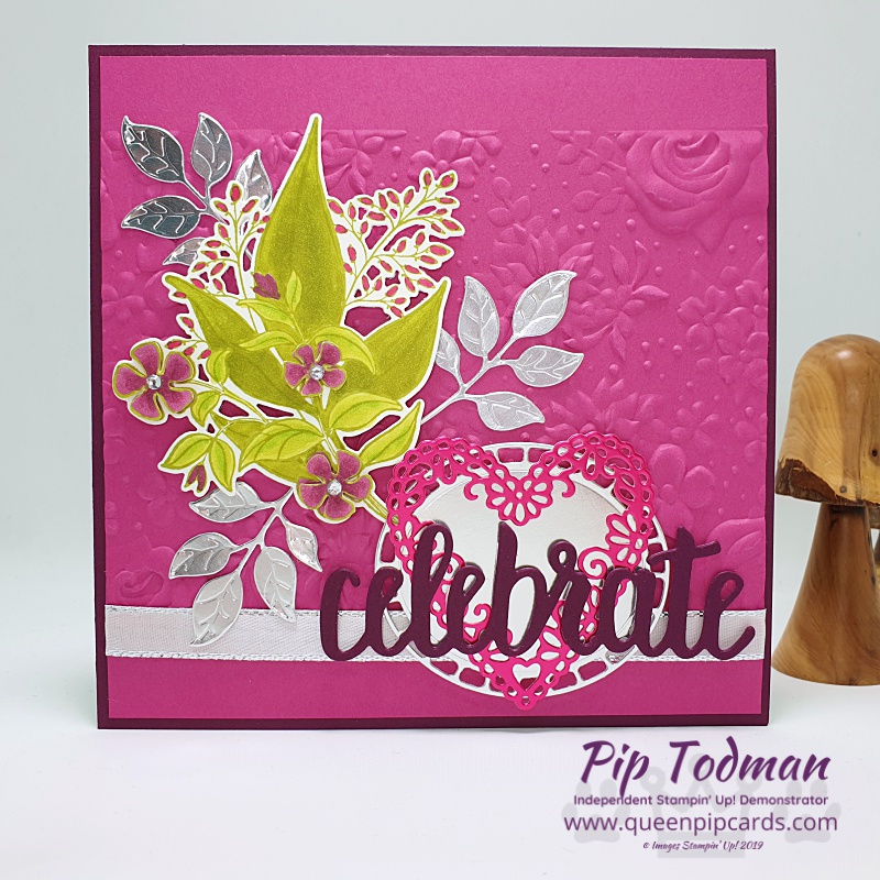 Celebrate My Team! That's what I love doing and what I'm doing today. This is the card I made for Sara who advanced to Silver Elite recently! Shop my online store here: http://bit.ly/QPCShop Pip Todman www.queenpipcards.com #queenpipcards #simplystylish #stampinup #simplestamping #papercraft