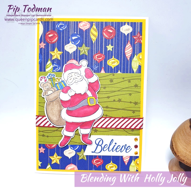 We are Blending with the Holly Jolly Bundle! My FB Live with some colouring in fun! Pip Todman www.queenpipcards.com Stampin' Up! Independent Demonstrator UK 