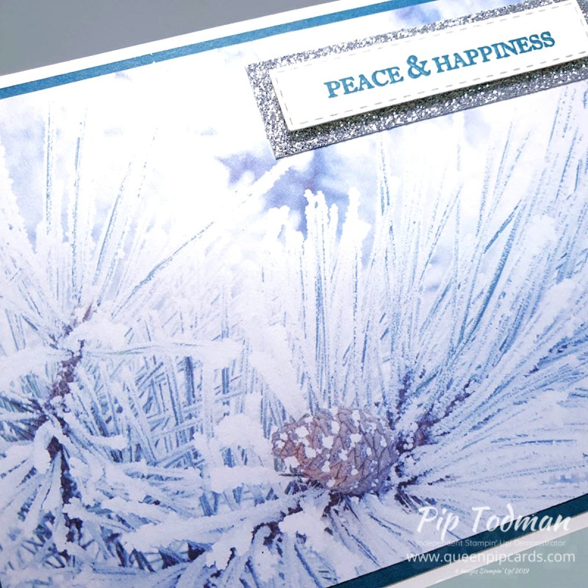 Quickest Christmas Card Ever With Feels Like Frost Queen Pip Cards