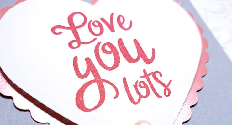 Parisian Flourish Love You Lots Card