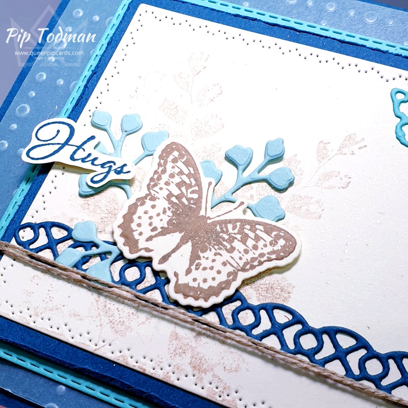 Stampin' Creative CASE Shelli With Nature's Thoughts Dies and Positive Thoughts stamps is my design today! Pip Todman www.queenpipcards.com Stampin' Up! Independent Demonstrator UK