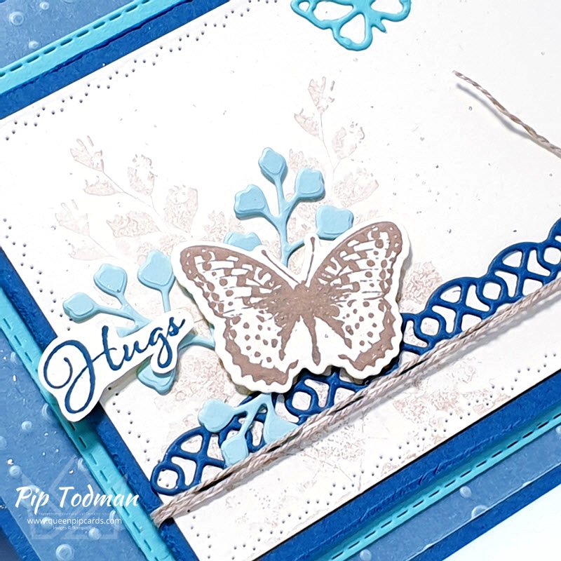 Stampin' Creative CASE Shelli With Nature's Thoughts Dies and Positive Thoughts stamps is my design today! Pip Todman www.queenpipcards.com Stampin' Up! Independent Demonstrator UK