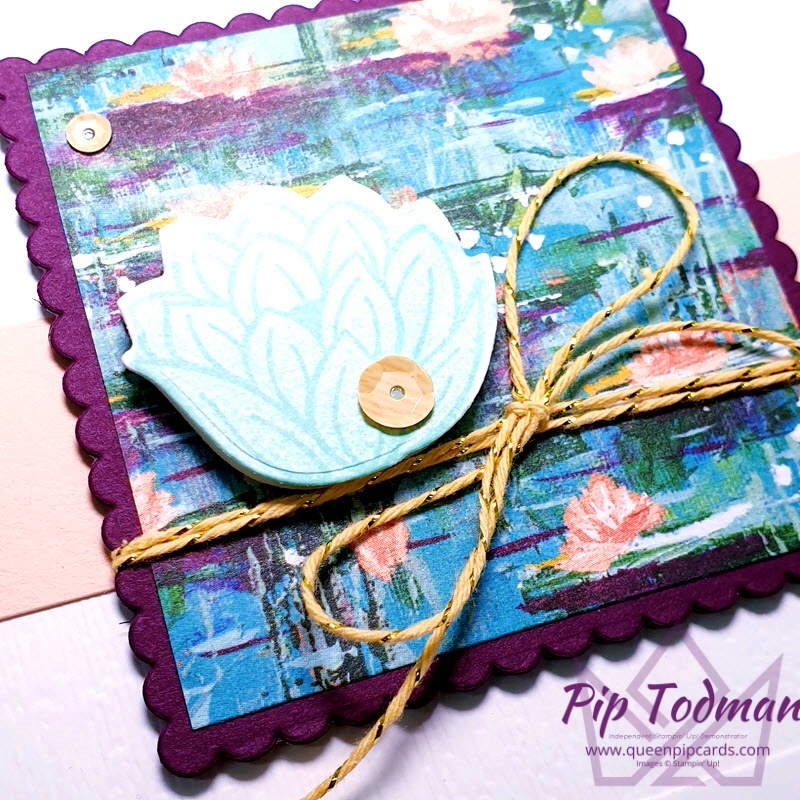 The Lily Pad Suite from Sale-a-bration is bold, bright and pretty at the same time. Pip Todman www.queenpipcards.com Stampin' Up! Independent Demonstrator UK 