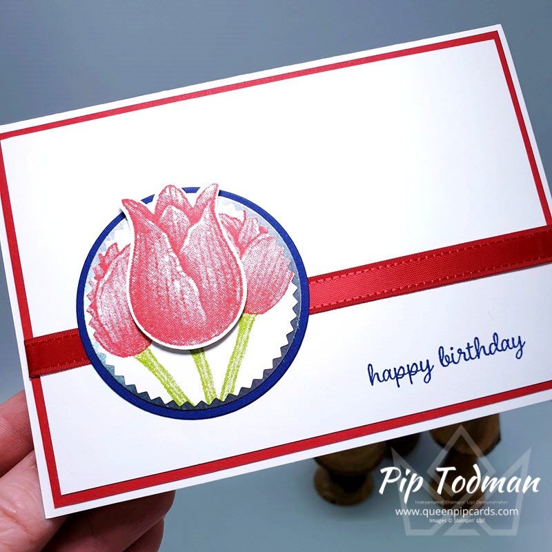 Timeless Tulips Bloopers plus a Catalogue overview! Lots of stamping fun in my Facebook Live Replay from January! Pip Todman www.queenpipcards.com Stampin' Up! Independent Demonstrator UK