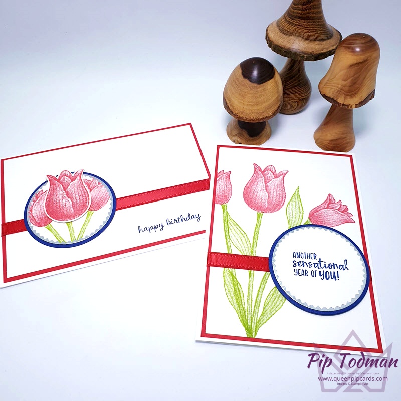 Timless Tulips Bloopers plus a Catalogue overview! Lots of stamping fun in my Facebook Live Replay from January! Pip Todman www.queenpipcards.com Stampin' Up! Independent Demonstrator UK
