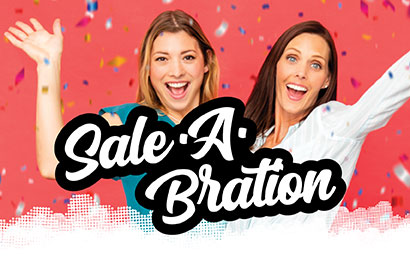 Free items when you buy during Sale-a-bration