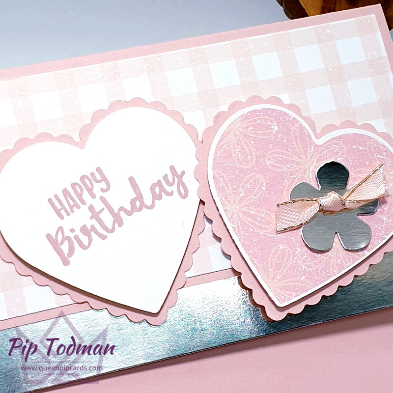 LAST CHANCE Sale-a-bration - Heart Punch Pack Birthday Cards Pip Todman www.queenpipcards.com Stampin' Up! Independent Demonstrator UK