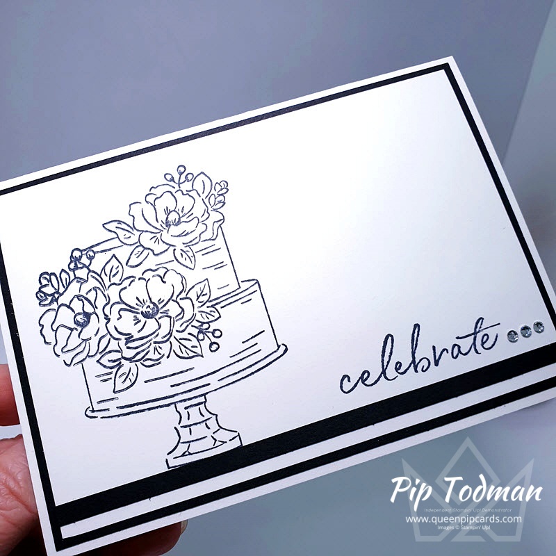 Beautiful Monochrome designs in our Stampin' Creative Blog Hop today, with Happy Birthday to You and Beautiful Moments!! Pip Todman www.queenpipcards.com Stampin' Up! Independent Demonstrator UK