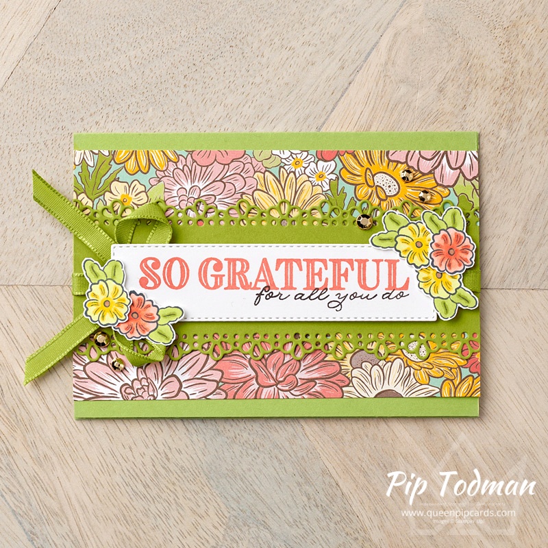 Ornate Garden is a fabulous new suite with 2 beautiful bundles. Available from today! Pip Todman www.queenpipcards.com Stampin' Up! Independent Demonstrator UK