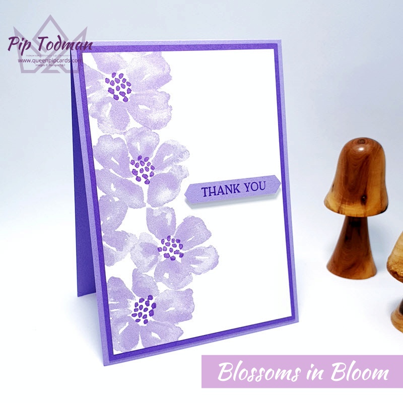 Royal Stampers Blog Hop with Blossoms in Bloom Pip Todman www.queenpipcards.com Stampin' Up! Independent Demonstrator UK