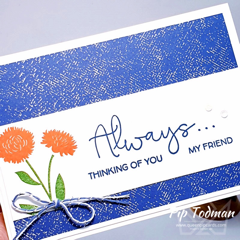 Field Of Flowers Quick and Easy cards Pip Todman www.queenpipcards.com Stampin' Up! Independent Demonstrator UK