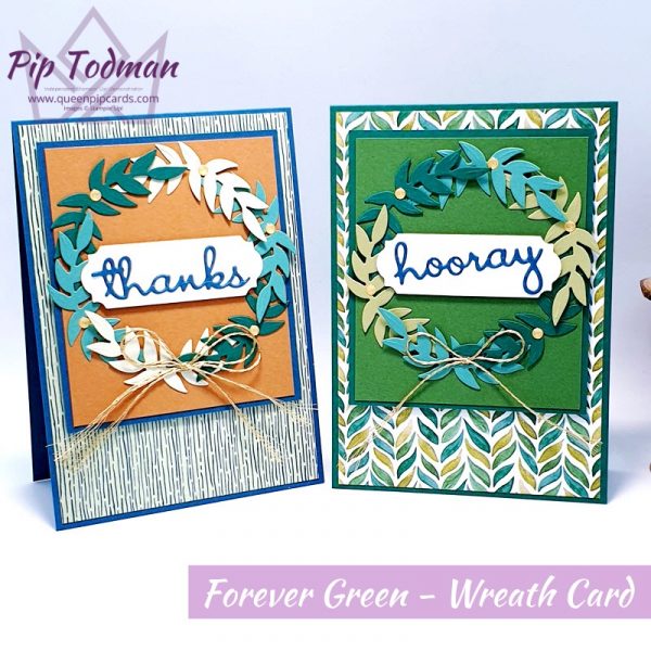 Forever Fern Wreath Card - Queen Pip Cards