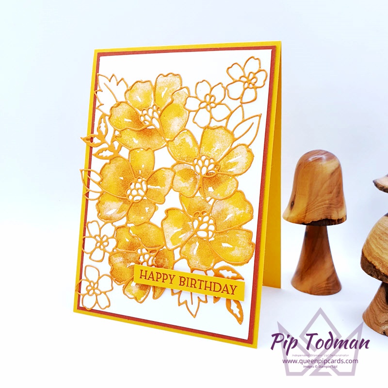 Many Layered Blossoms Dies Are AWESOME! Pip Todman www.queenpipcards.com Stampin' Up! Independent Demonstrator UK