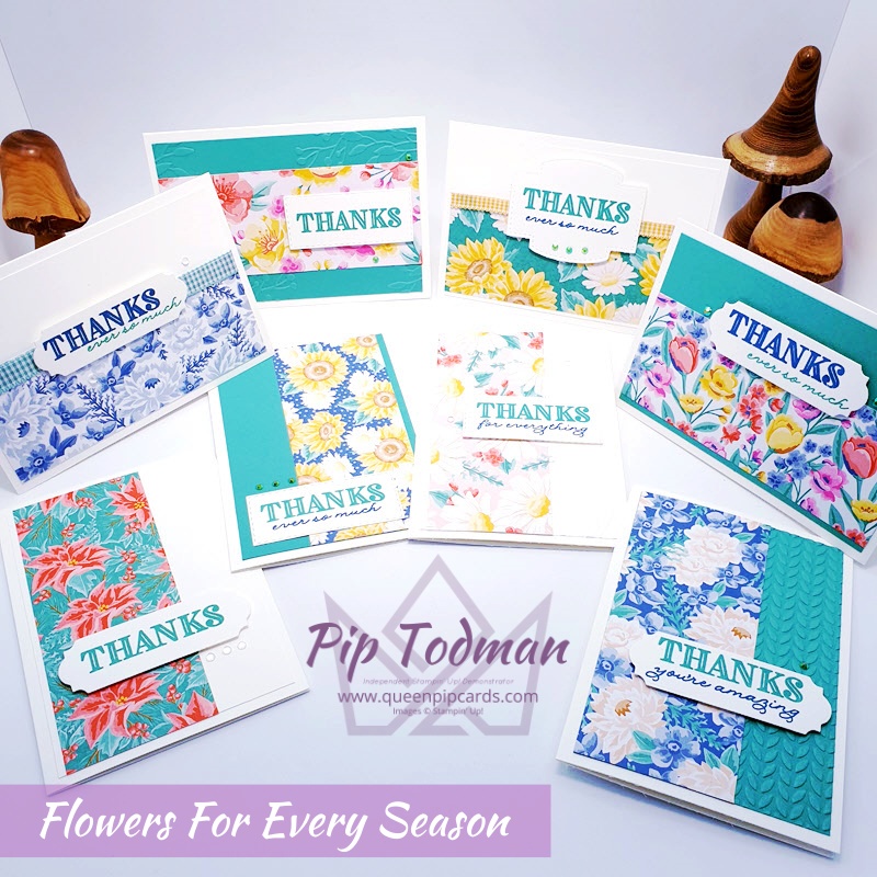 Flowers For Every Season Pretty Cards & Paper Blog Hop Pip Todman www.queenpipcards.com Stampin' Up! Independent Demonstrator UK 