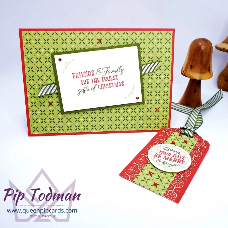 Wrapped In Christmas Write Marker to Stamp Technique! Pip Todman Stampin' Up! Demonstrator #simplystylish #queenpipcards