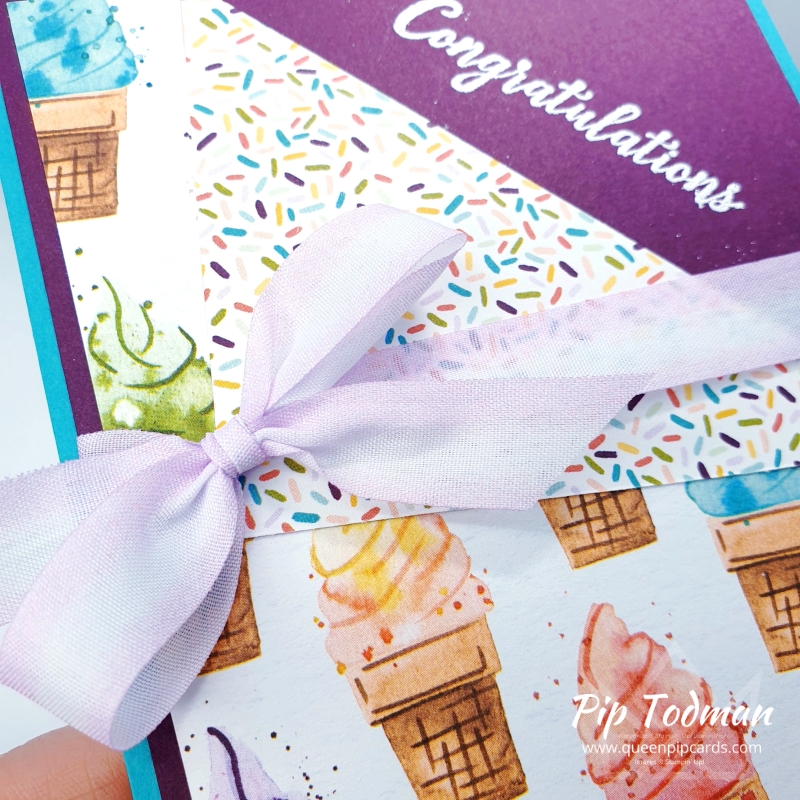 Fold Cards with Ice Cream Papers and Pretty Cards & Paper! Pip Todman UK Stampin' Up! Demonstrator www.queenpipcards.com #queenpipcards #simplystylish #stampinup #newcardmakers #newhobby #cardmaking