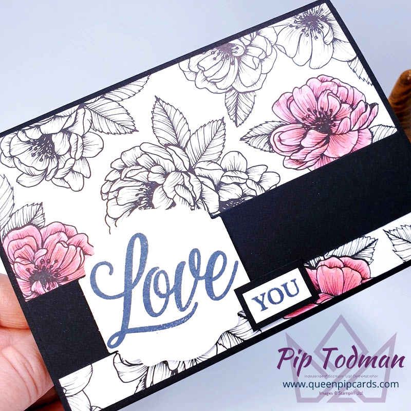 Quick Love You Card great for new card makers with Forever & Always stamps. Pip Todman UK Stampin' Up! Demonstrator www.queenpipcards.com #queenpipcards #simplystylish #stampinup #newcardmakers #newhobby #cardmaking
