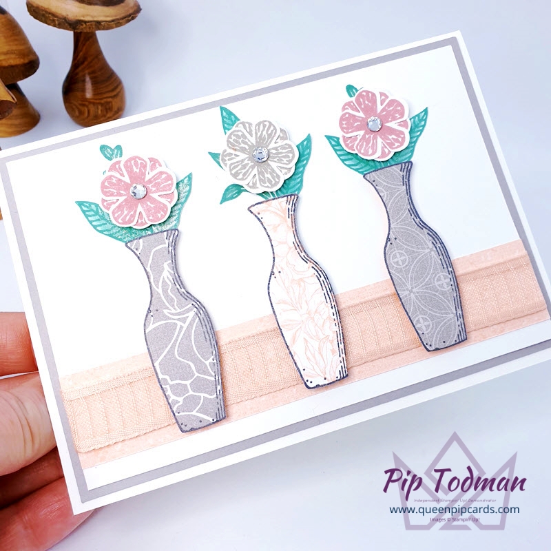 Glitter and Glamour with Basket of Blooms Pip Todman UK Stampin' Up! Demonstrator www.queenpipcards.com #queenpipcards #simplystylish #stampinup #newcardmakers #newhobby #cardmaking