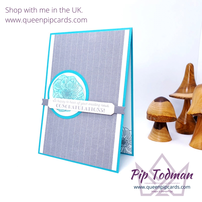 Well Suited is just that - great patterned papers that look like suits! Well in this case they do!

Pip Todman
www.queenpipcards.com
#queenpipcards #simplystylish #cardmaking